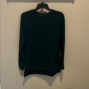 Cuddl Duds Forest Green Fleece Top